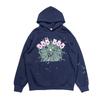 24 Street Spider Web 555 3D Puff Sweatshirt Pants Set Unisex High Casual Sporty