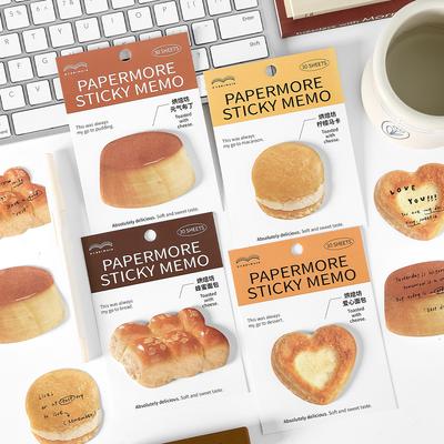 30pcs Baked Bread Theme Memo Paper DIY Collage Decorative Paper Scrapbooking Material Handmade Diary Album Junk Journal Supplies