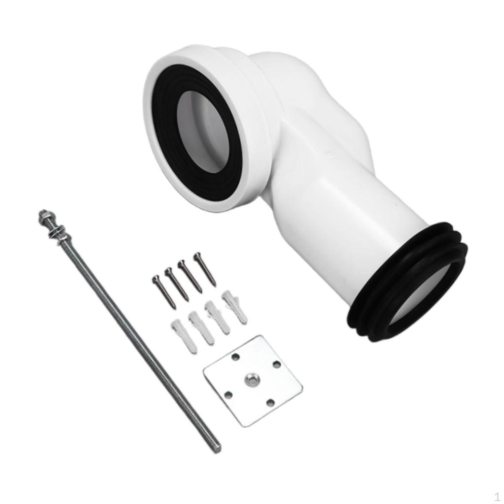 Toilet Drain Extension Flange Adapter Plumbing System Part Household Connector Replaces for