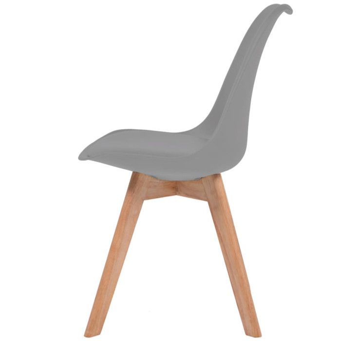 VidaXL Chaises de salle à manger 6 pcs Gris Similicuir