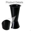 Circular Flower Bucket Vase 41cm Height Lightweight Multipurpose Accessories for Tabletop Decor 22cm
