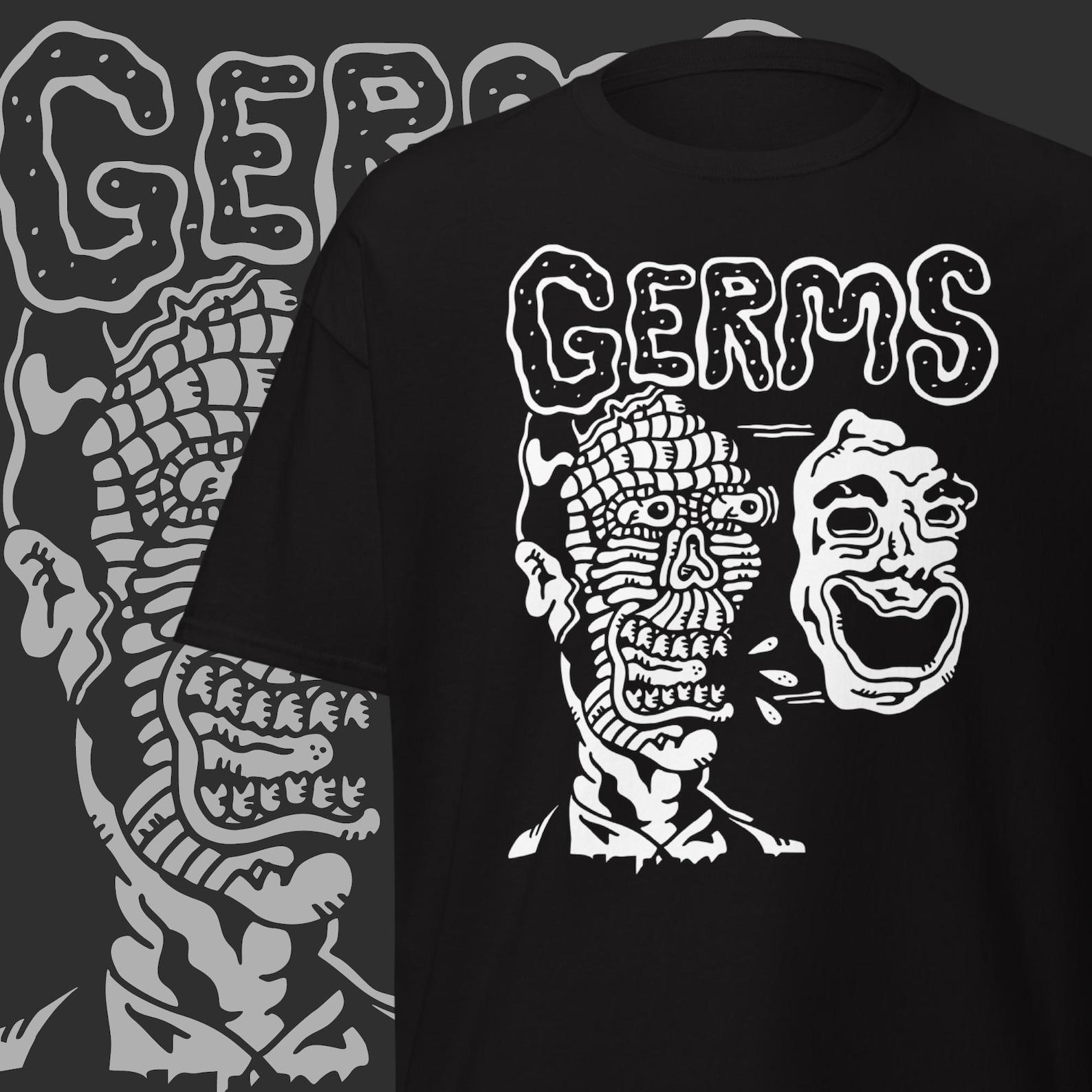 Vintage The Germs Band T-Shirt Punk Rock Band Merch L