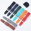 18/19/20/21/22/23/24mm Quick Release Fluororubber FKM Rubber Strap Smartwatch Men Women Wristband Universal Bracelet Accessories