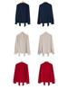 Rong Tai Women's Elegant French Ribbon Long Sleeve V-Neck Chic Shirt - Spring 2026 Collection