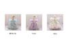 One-Year-Old Baby Girl Princess Birthday Mesh Dress with Flowers & Hair Accessories