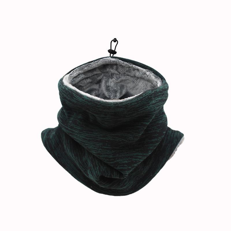 Yingbo Winter Cycling Scarf: Thick Fleece Neck Warmer & Windproof Dust Mask