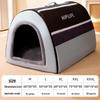 Houndstooth Dog Bed for Large Dogs & Cats - Autumn/Winter Deep Sleep Bed