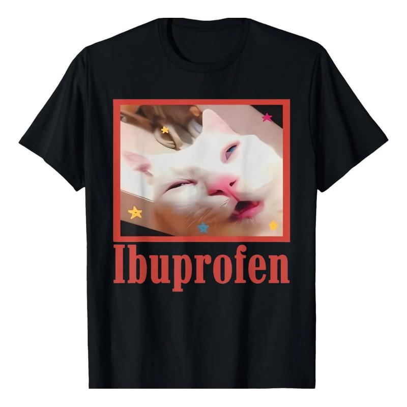 Divertida Camiseta Con Forma De Gato Con Ibuprofeno, Diverti S