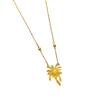 Brass Firework Tassel Necklace - Elegant Romantic Sparkle Clavicle Chain for Women 2026.