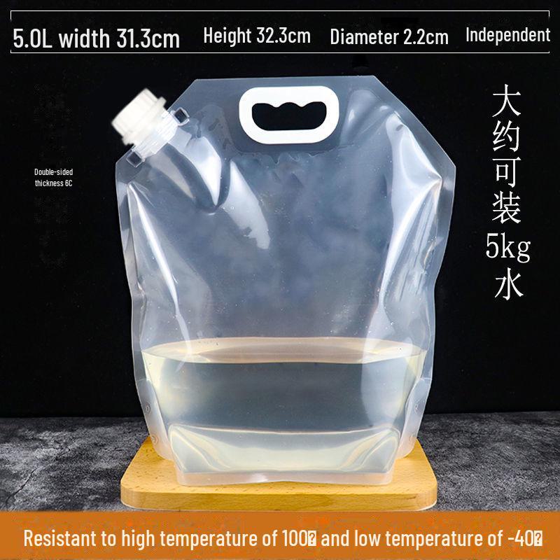 Portable Music Festival Water Bag - Food Grade, Disposable, Essential for Concerts