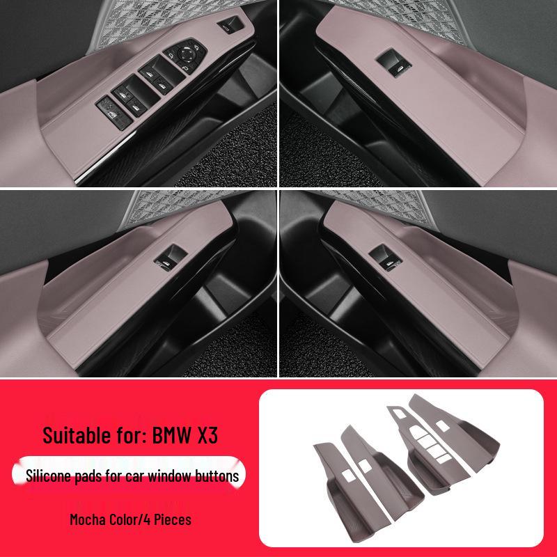 Interior Upgrade Kit for BMW X5, X6, X7 (2019-2025): Window Button Frames & Lift Panels