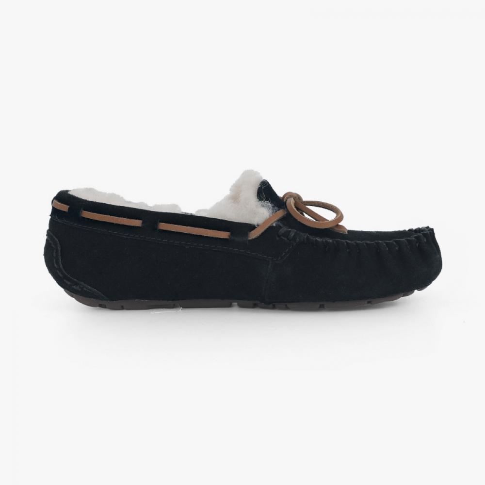 Ugg 1107949 Blk Dakota Black Moccasin Flat Shoes