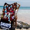 Cartoon S-Smurfs Big Microfiber Beach Towels Quick Dry Towel Sand Beach Towels Pool Towel for Travel Swim Pool Yoga