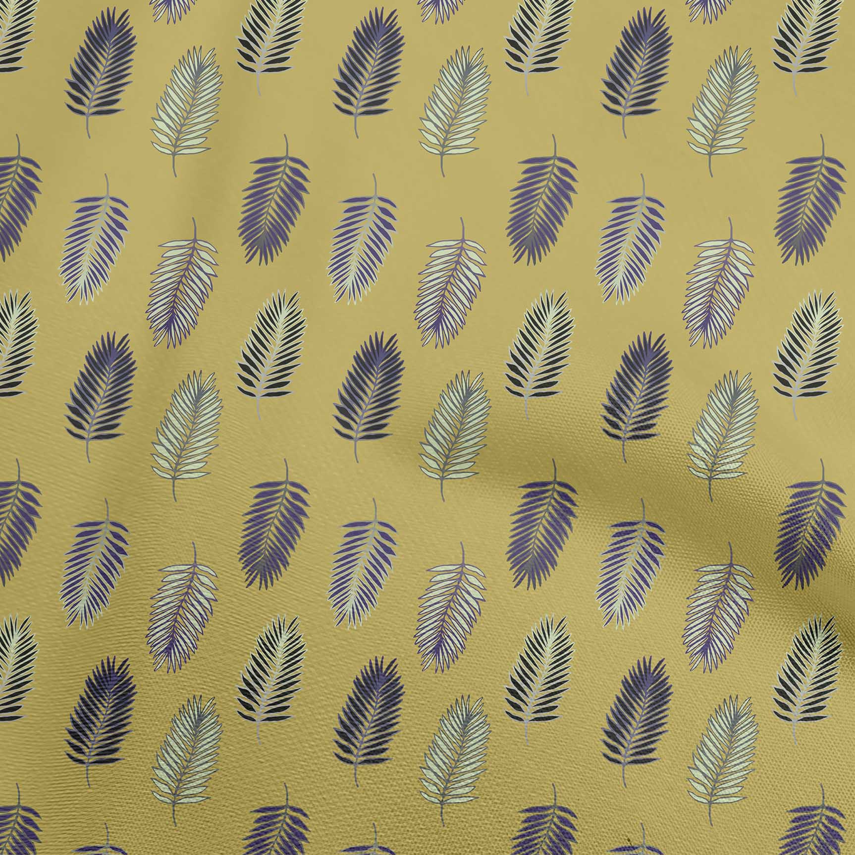 

oneOone Georgette Viscose Magenta Fabric Leaves Sewing Fabric By The Yard Printed Diy Clothing Sewing Supplies 42 Inch 42 Inch Wide - Viscose Chiffon жовтий