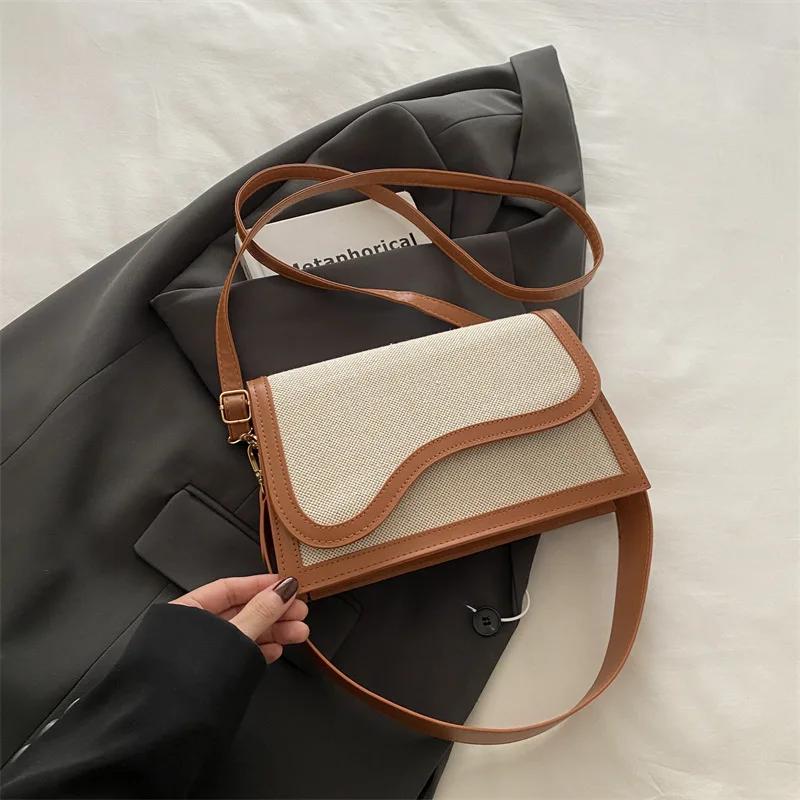 

Сумка для женщин Модная женская сумка через плечо из искусственной кожи Сумки через плечо для женщин Квадратная сумка Кошелек и сумки one size коричневый