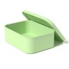 Silicone Ice Cube Tray with Lid: 4-Grid Frozen Soup & Food Storage Box