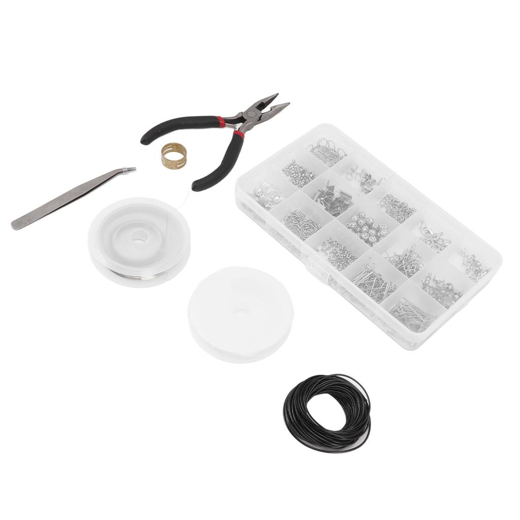 Jewelery Craft Set Transparent Box Jewelery Suppliy Kite Accessories Lobster Clasp for Jewelry Making