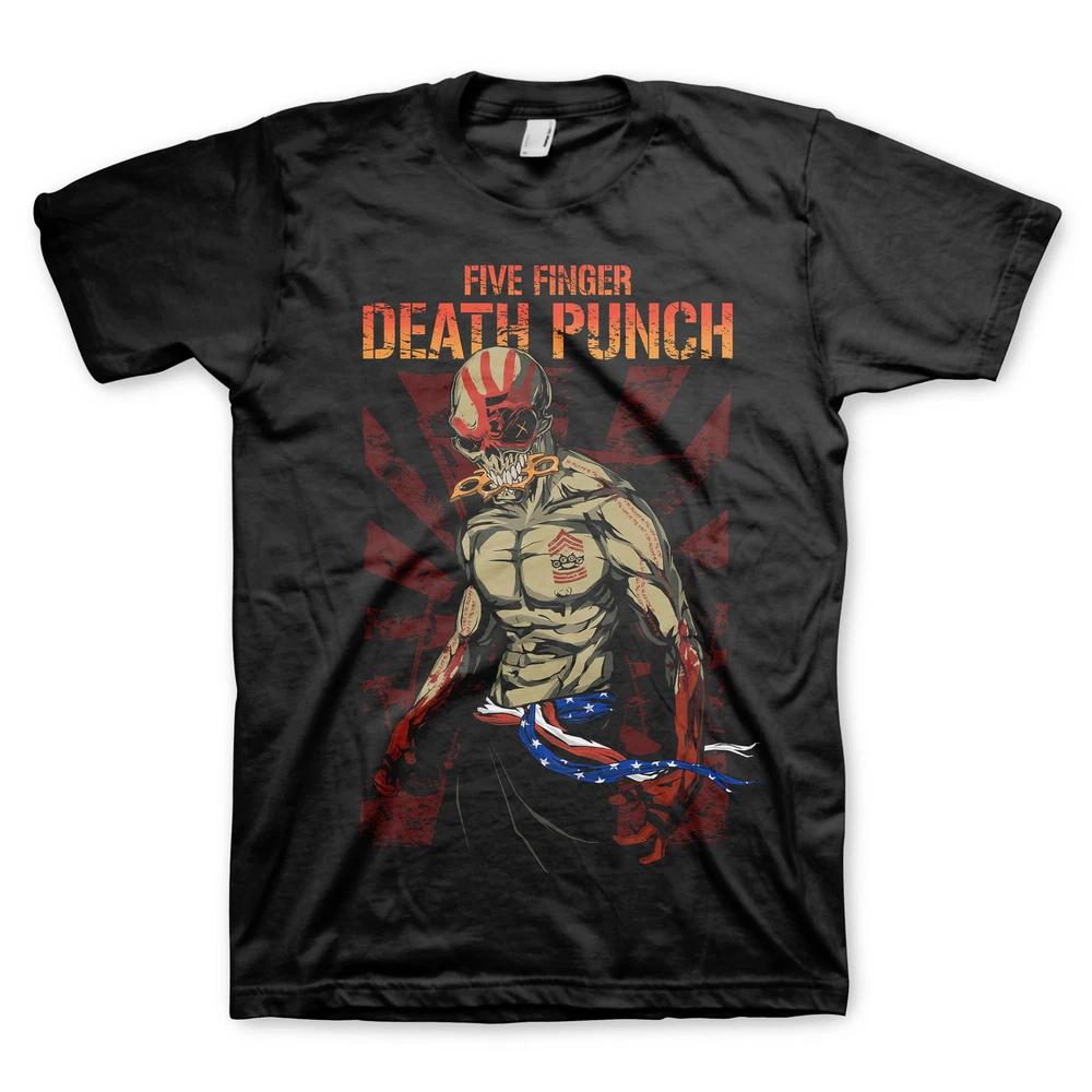 Five Finger Death Punch Patriotic Tshirt S