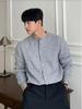 Men's Korean Style Knit Cardigan - Autumn/Winter Casual Loose Sweater, Round Neck, Trendy and Simple.