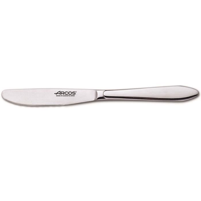 Lunch Knife Arcos Berlin 560200 Monobloc Monobloc Une Pièce En Acier Inoxydable 18/10, Épaisseur 3 Mm Et Lame De 8,5 Cm En Boîte.