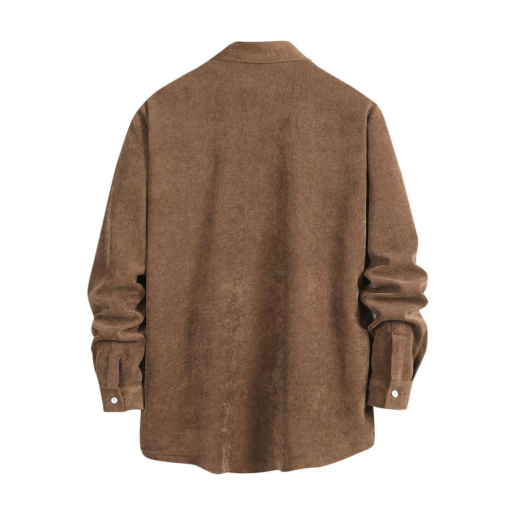 Men's And Winter New Fashion Shirt Coat Lattice Stitched Shirt