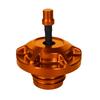 MX Club Style Vented CNC Aluminum Gas Cap Universal for Harley Davidson All Female Threaded Gas Tanks Except Touring 2023.5-2025