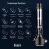Multifunctional Solar Rechargeable LED Flashlight