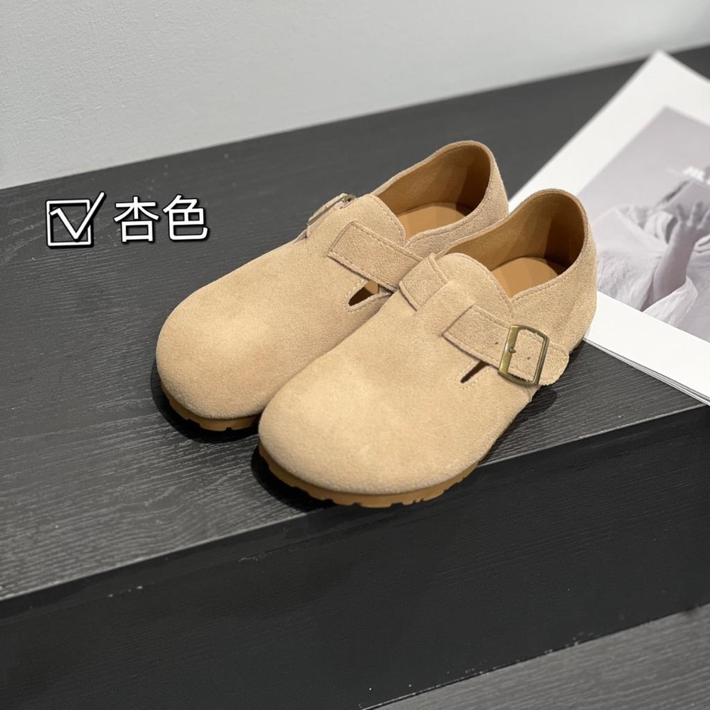 Boken single shoes women's skirt new summer fashion pregnant women flat shoes retro temperament shallow beanie shoes