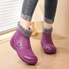 Low-top Water Shoes Women's Non-slip and Waterproof New Fashion Rain Shoes Winter Velvet Warm Rain Boots
