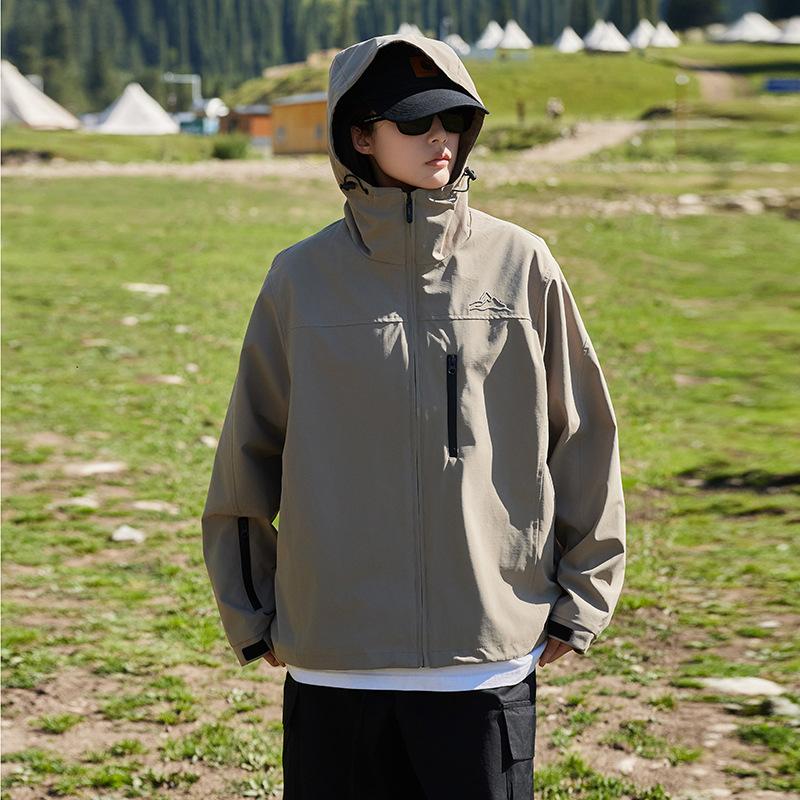 

New jacket removable liner jacket men s and women s hooded mountaineering top couple s autumn and winter 2XL (155-85kg)