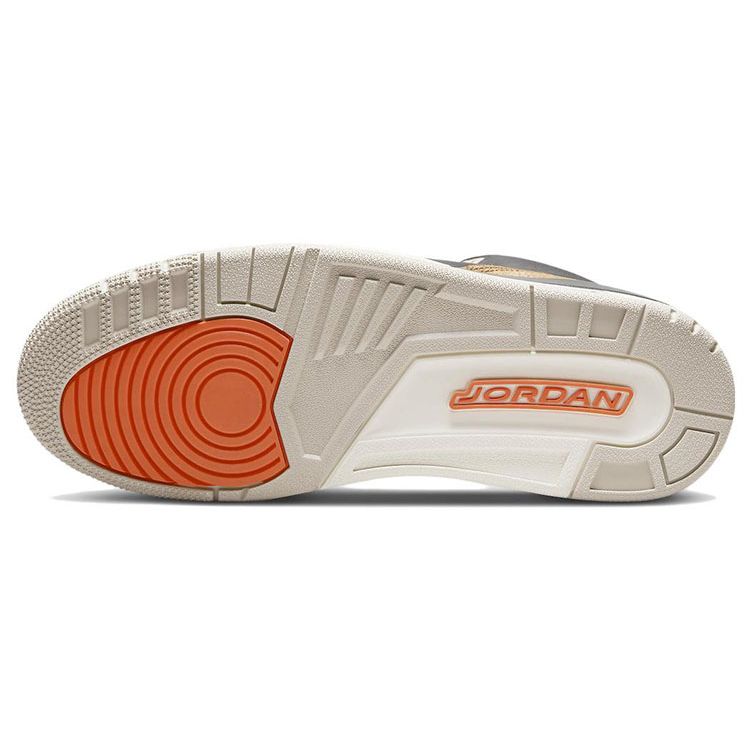 Air Jordan 3 Retro Desert Elephant Men Sneakers Tan Black Rush-Orange CT8532-008