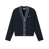 Heritage Knitted Fabric Coat Women's Smoke Blue F11W628404FDB