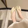 Fashion Baotou Half Slippers 2025 New Korean Edition Women's Summer Outerwear Bow Fashion Cool Trawl Red Versatile Fashion Flat Bottom