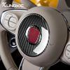 Real Hard Carbon Fiber Sticker For Fiat 500 Abarth 595 695 2008 2009 2010 2011 2012 2013 2014 2015-2025 Interior Accessories