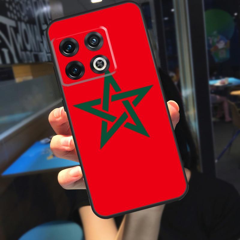 Morocco Flag Coat Of Arms Funda For OnePlus 13R 13 12 R 11 9 10 Pro 8T 9RT 10T OnePlus Nord CE 4 2 3 Lite N20 N30 Case