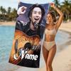Customizable personalized beach towels Jimin themed designs.Suitable for the beach, yoga, sports;ideal as beach accessories