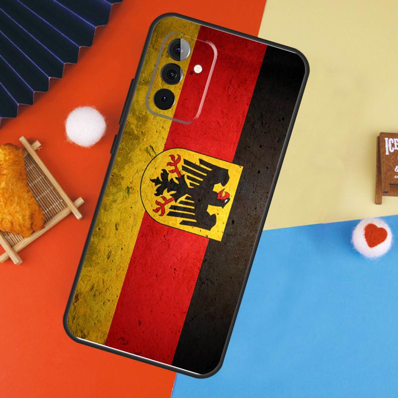 Germany Flag Banner Case For Samsung Galaxy A54 A34 A14 A55 A35 A33 A53 A13 A23 A17 A06 A16 A56 A36 A52 A32 A15