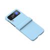 For Samsung Galaxy Z Flip3 /4 5g Phone Case Macaron Color Silicone Foldable Soft -Touch Back Protective Cover For Samsungz Flip3 4