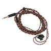 2 Pin 0.78mm Earphone Cable Clear Sound Tangle Free 3.5mm Plug Earbuds Upgrade Cable for KZ AS12 AS16 ZSX ZSN ZS10 Pro