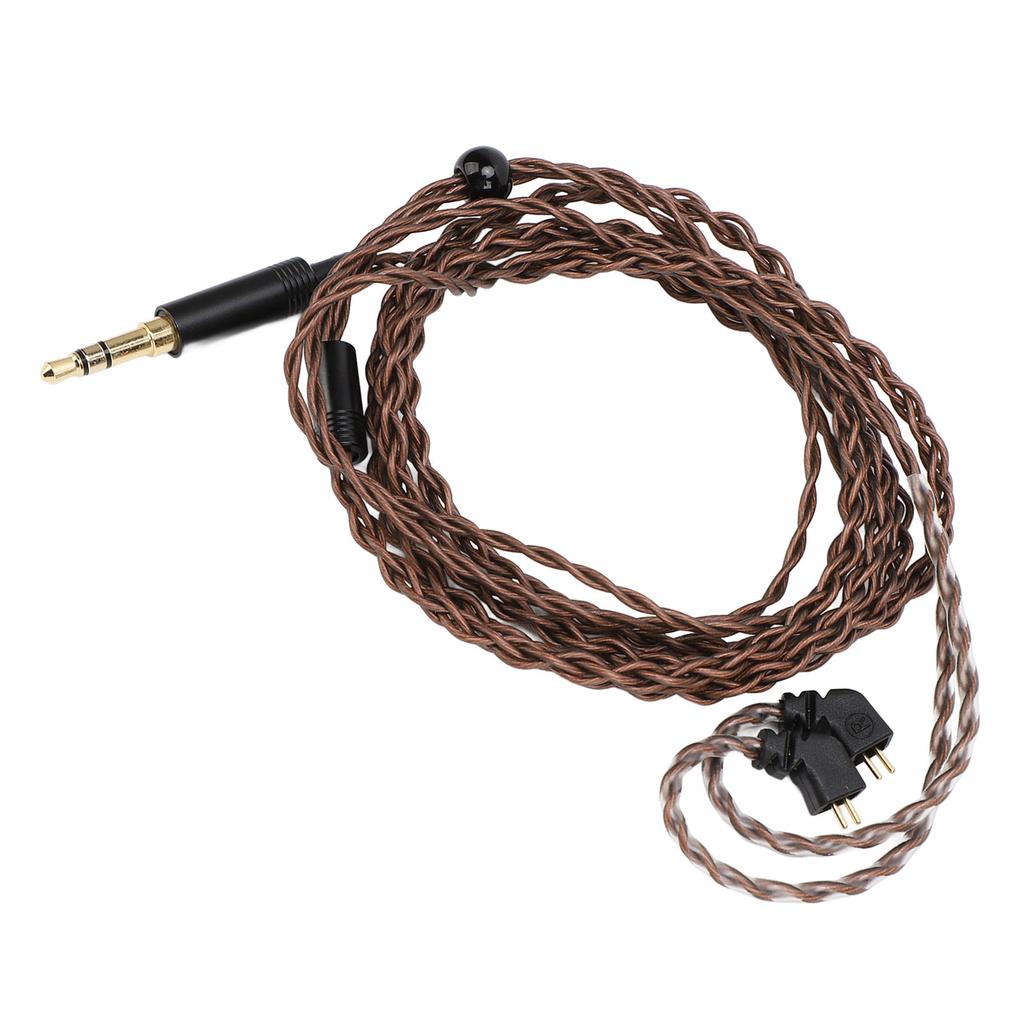 2 Pin 0.78mm Earphone Cable Clear Sound Tangle Free 3.5mm Plug Earbuds Upgrade Cable for KZ AS12 AS16 ZSX ZSN ZS10 Pro
