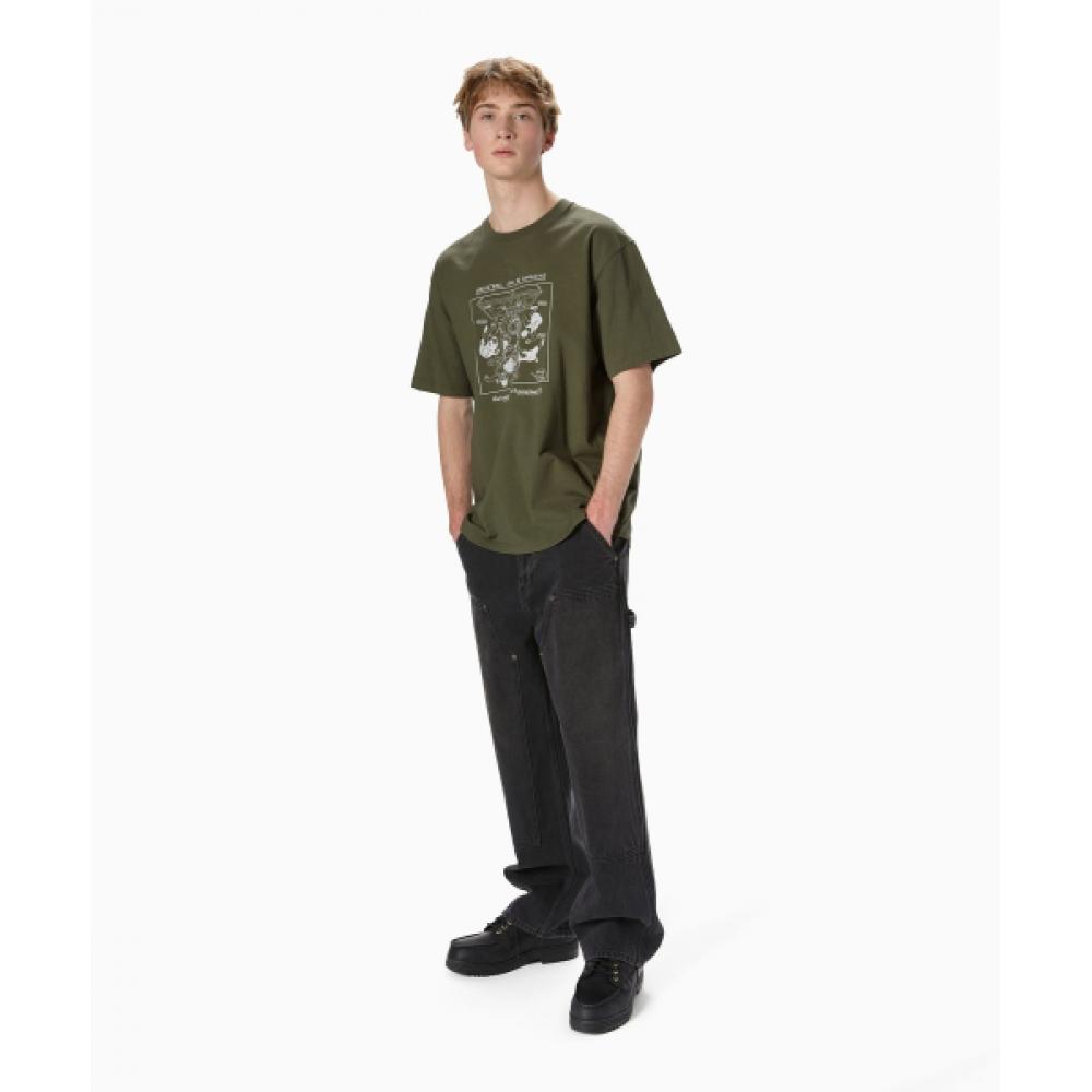 Thisisneverthat Confusing Basketball Tee Olive