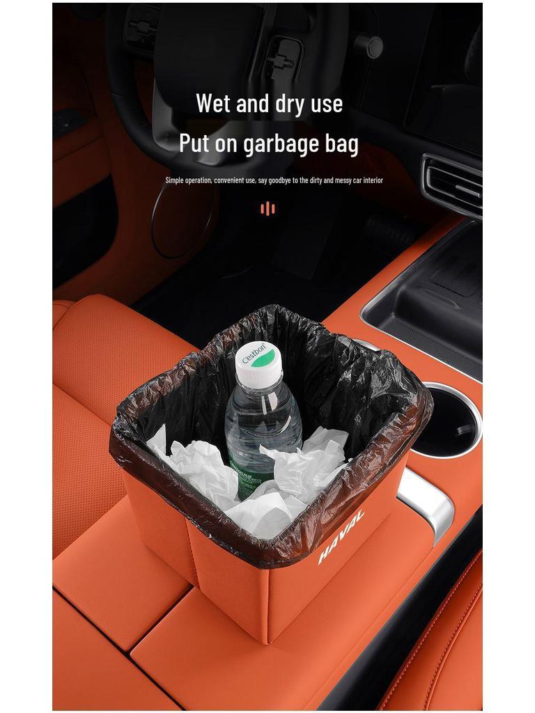 Organizador de Armazenamento e Lixeira Dobrável para Carro Haval - Serve para H6, Big Dog, M6, First Love, H5, H7, H8, H9, F7, H3