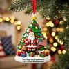 Stacked Books Shaped Christmas Hanging Ornament Colorful with Star Topper for Xmas Seasonal Home Decor Gift
