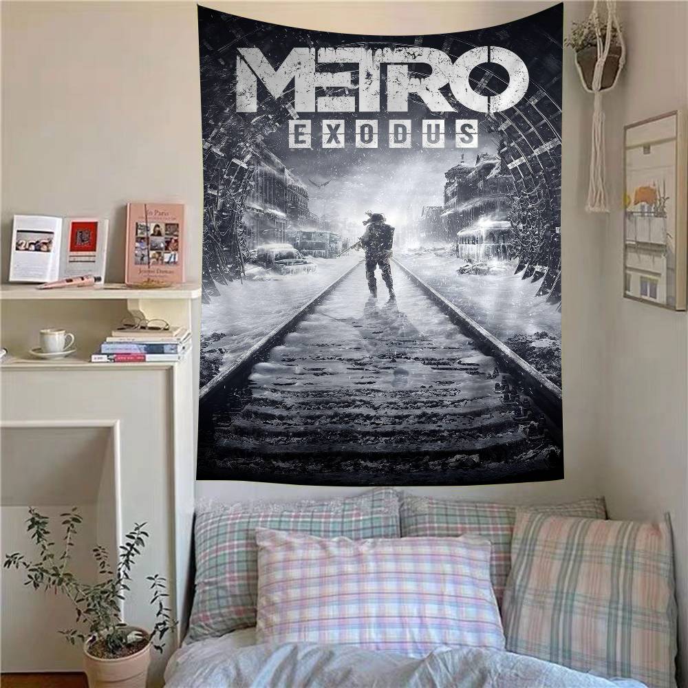 

MMetro 2033 Anime Printed Large Wall Tapestry Cheap Hippie Wall Hanging Bohemian Wall Tapestries Mandala Home Decor 74x94cm(29x37in)