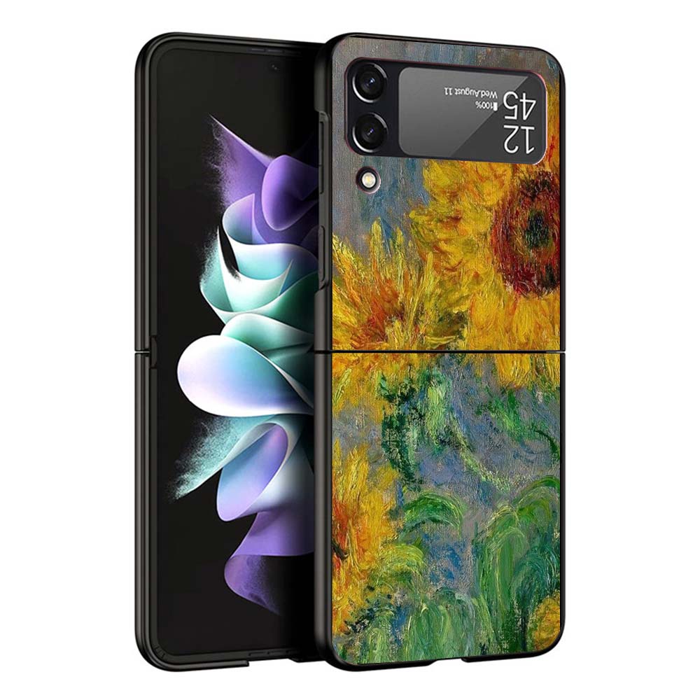 

Van Gogh Oil Art Painting Phone Case For Samsung Galaxy Z Flip7 Flip6 5G Flip5 Flip4 Flip3 ZFlip 7 6 3 4 5 Shockproof Back Cover Samsung Z Flip 7