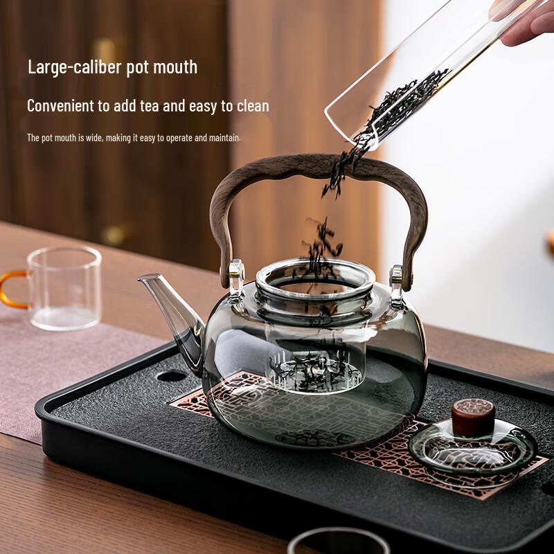 Yaji Heat-Resistant Glass Tea Brewing Pot