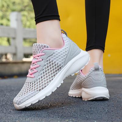 Mesh Running Shoes Large Size Summer New Lightweight Breathable Mesh Women's Shoes Casual Sports Shoes Women
