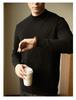 Men's Round Neck Knit Sweater: High-End Autumn Winter Style