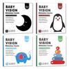 Newborn Infant Black White Visual Stimulation Flash Cards Early Educational Learning Toy
