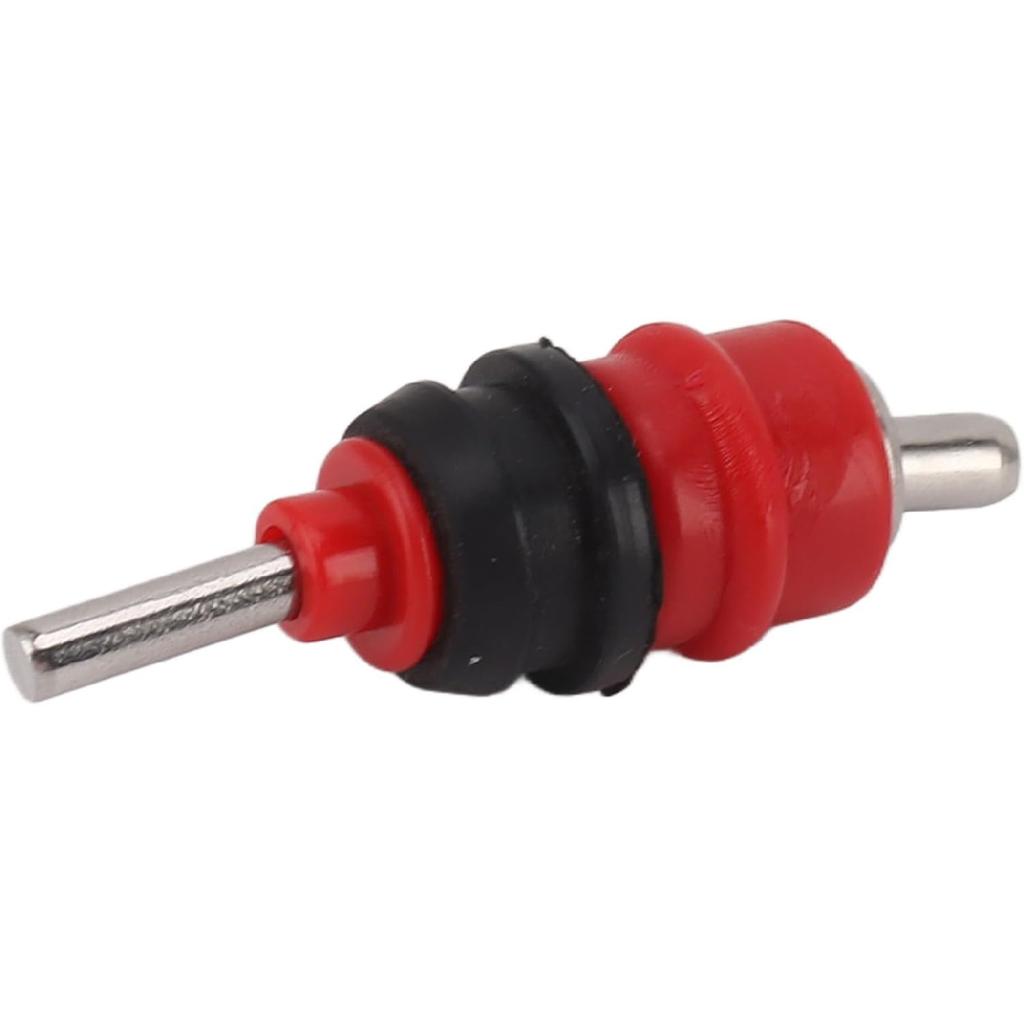 10pcs Automatic Chicken Water Nipple, Horizontal Poultry Drinking Water Feeders Screw Style Chicken Drinkers for Poultry Hen Duck Red Steel Ball